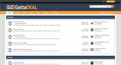 Desktop Screenshot of forums.gottadeal.com