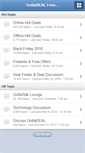 Mobile Screenshot of forums.gottadeal.com