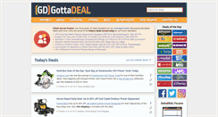 Desktop Screenshot of gottadeal.com