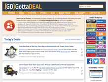 Tablet Screenshot of gottadeal.com